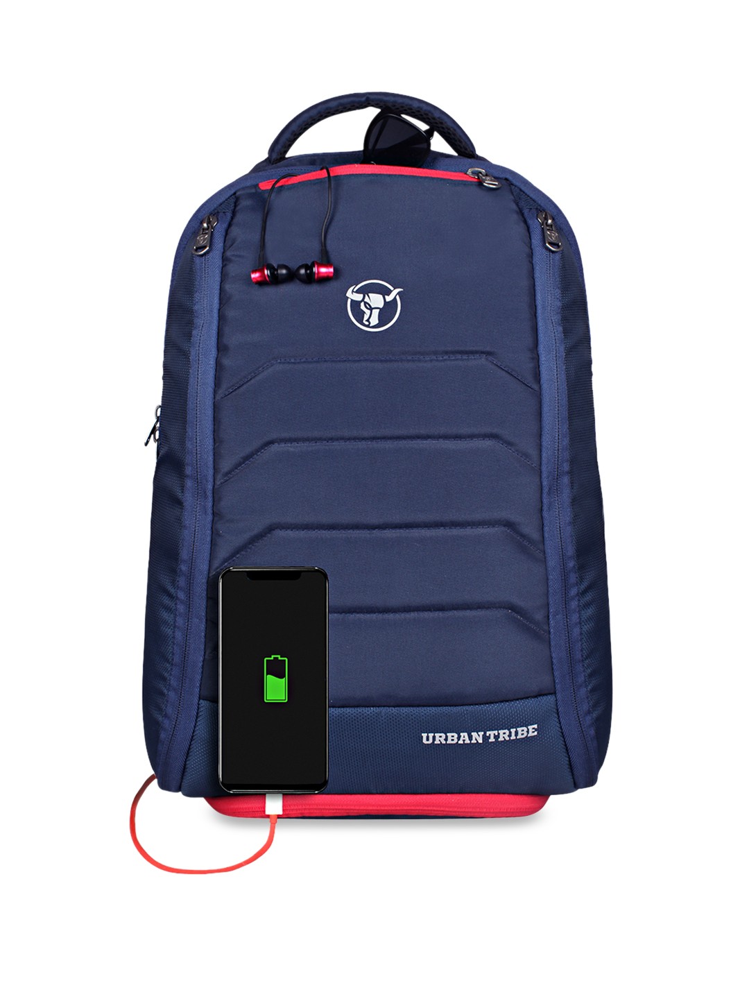

URBAN TRIBE Unisex Blue Solid Backpack