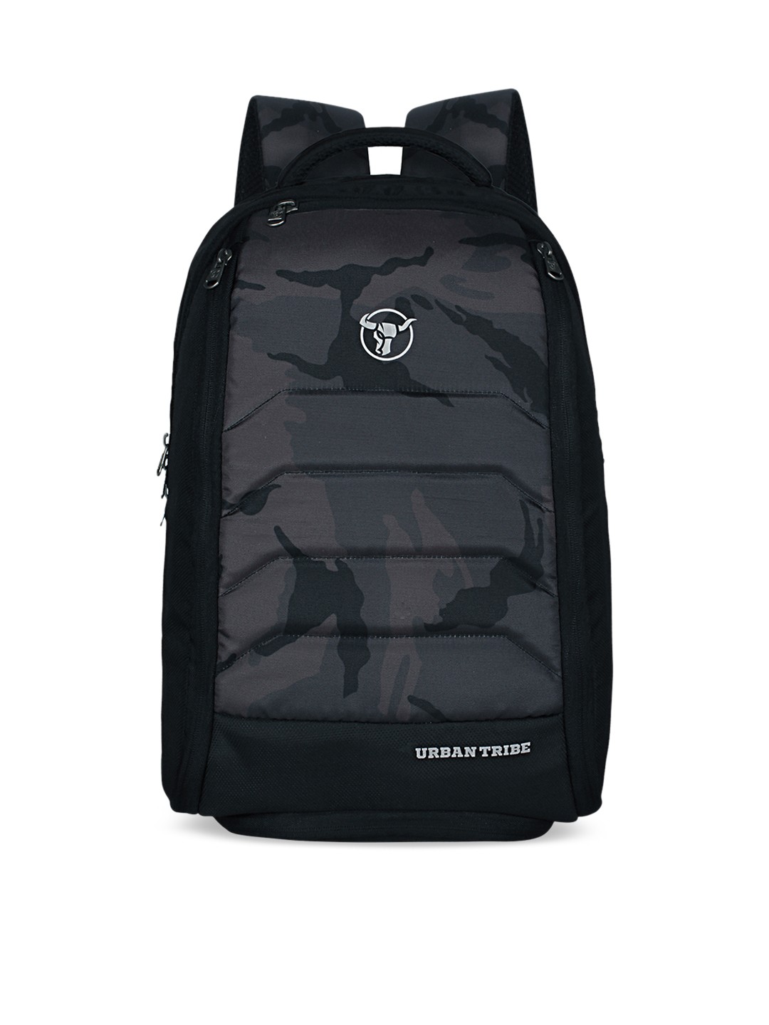 

URBAN TRIBE Unisex Green & Black Camouflage Printed Backpack