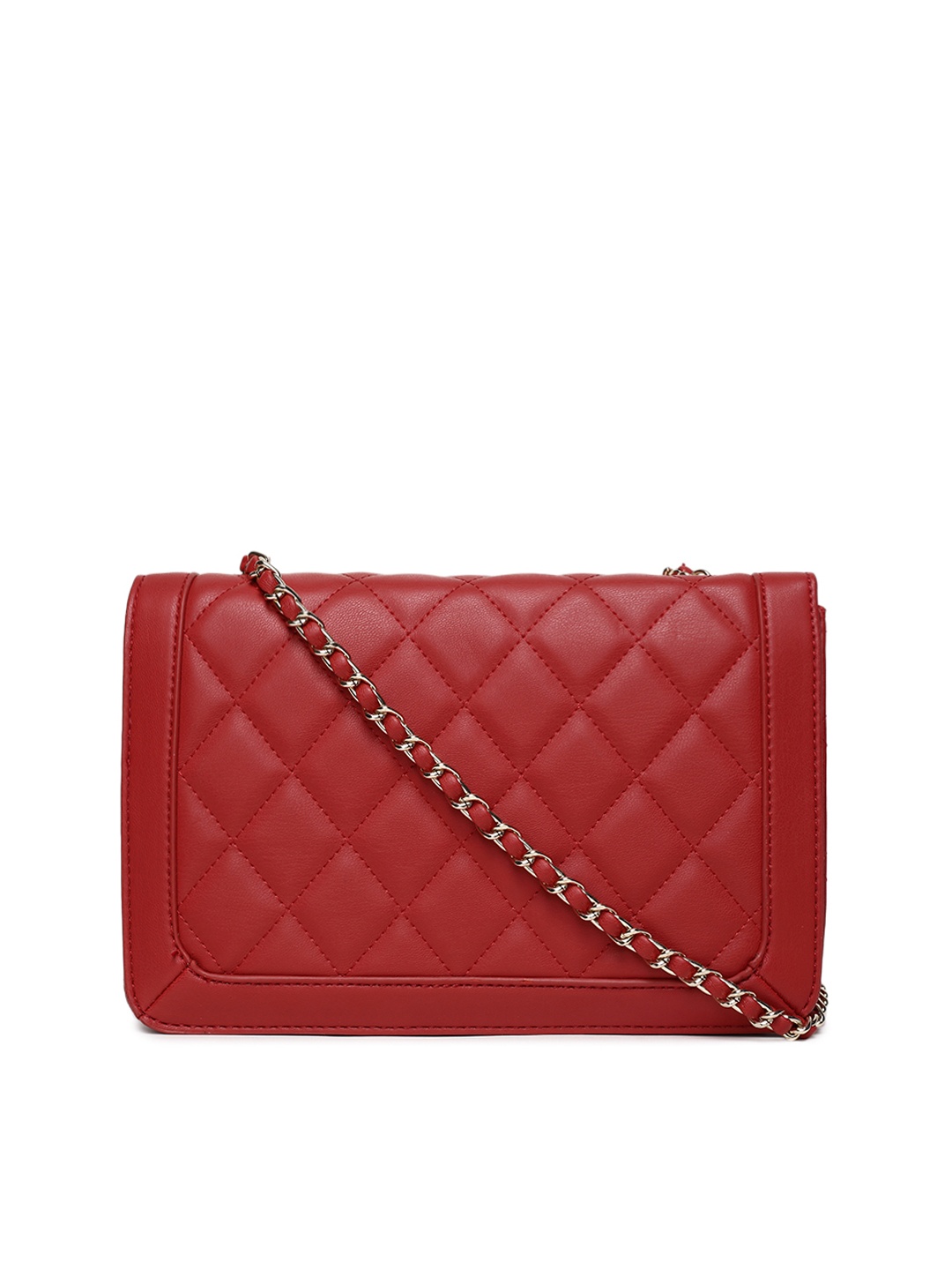 

FOREVER 21 Red Textured Sling Bag