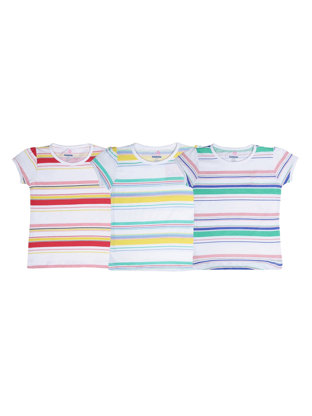 

Dollar Champion Kidswear Girls Multicoloured Pack Of 3 Tops, Multi