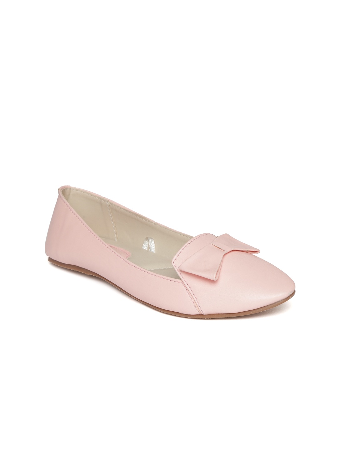 

People Women Pink Solid Ballerinas