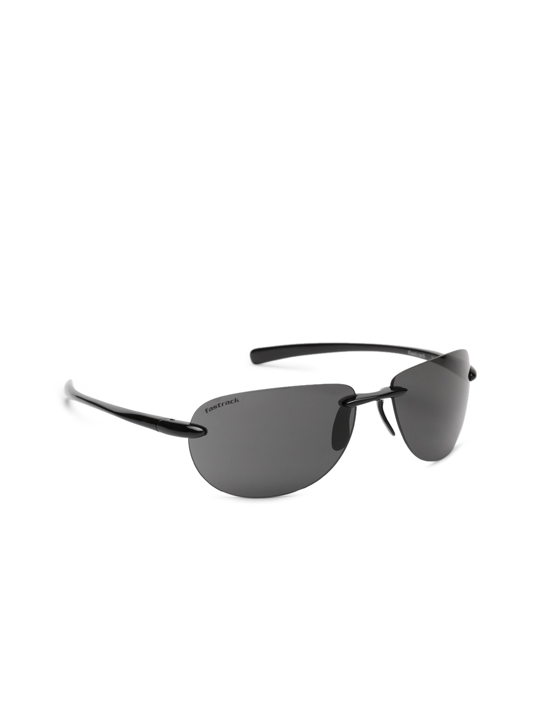 

Fastrack Men Rectangle Sunglasses NBR052BK1, Black