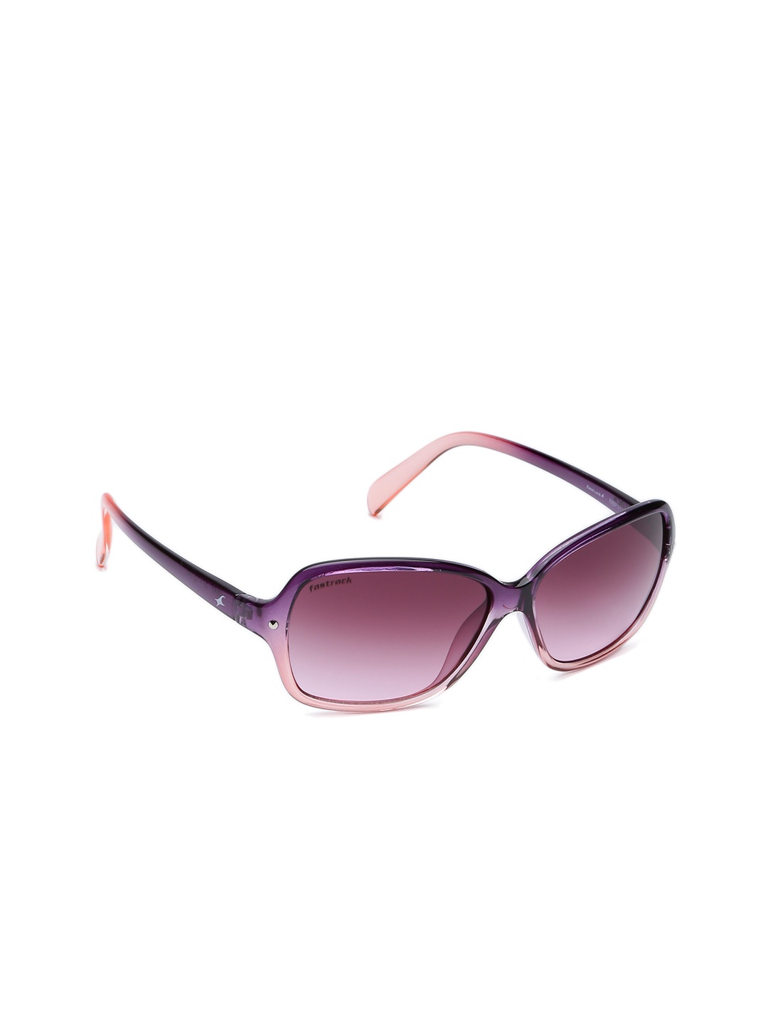 

Fastrack Women Rectangle Sunglasses NBP312PR2F, Purple