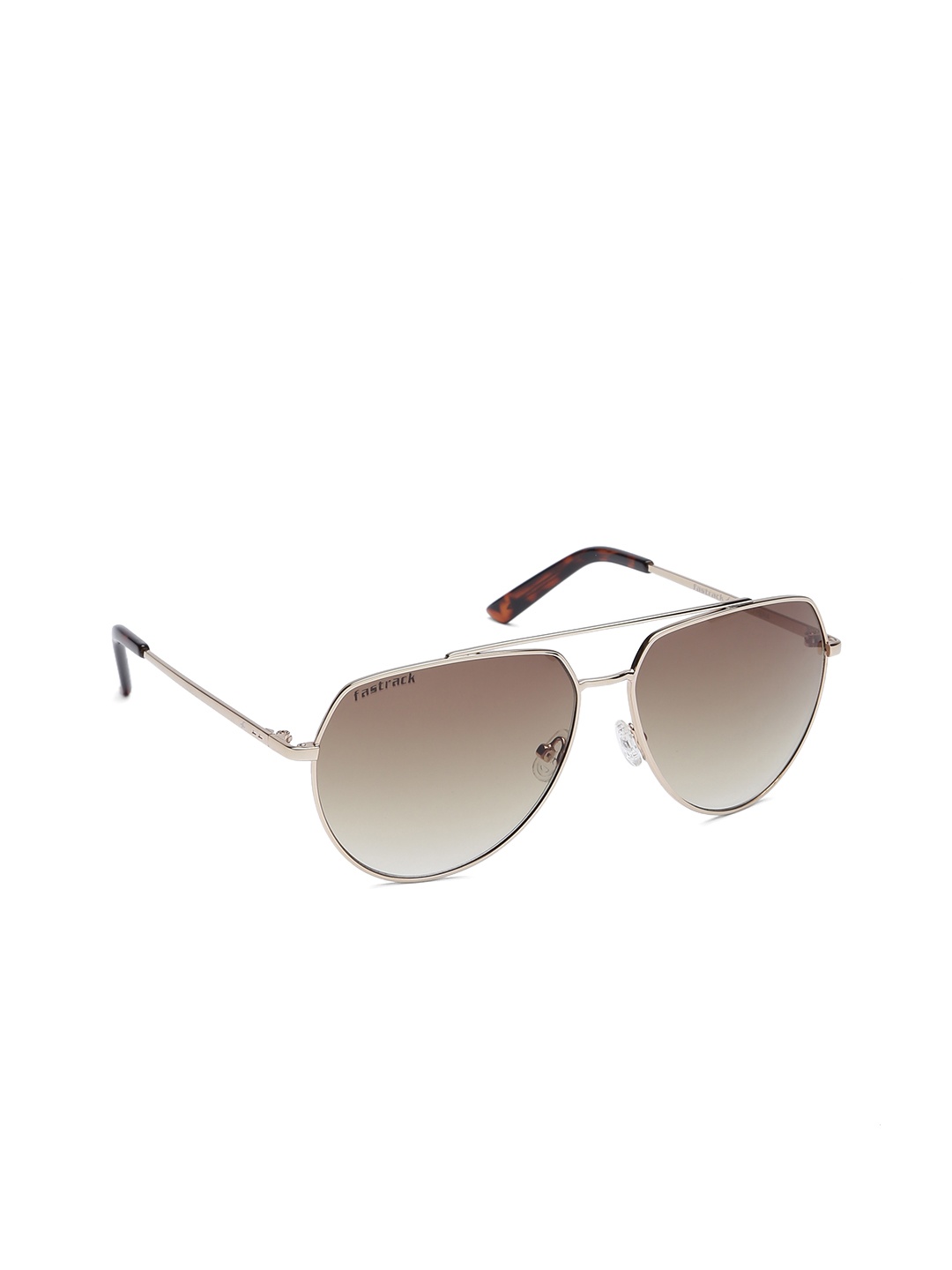 

Fastrack Men Aviator Sunglasses NBM165BR11, Brown