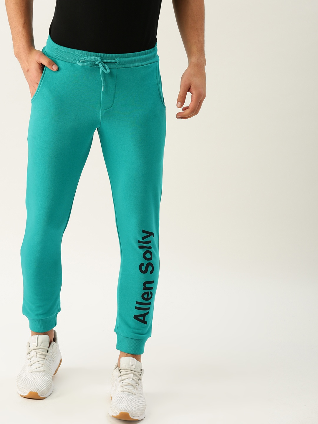 

Allen Solly Sport Men Turquoise Blue Jogger Track Pants