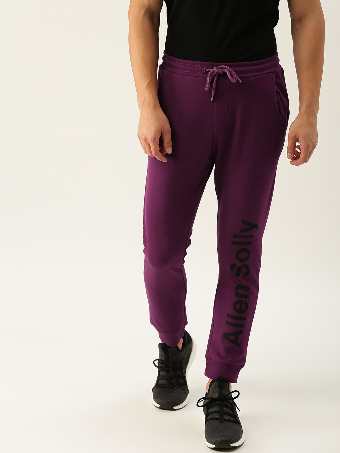 

Allen Solly Sport Men Purple Printed Joggers