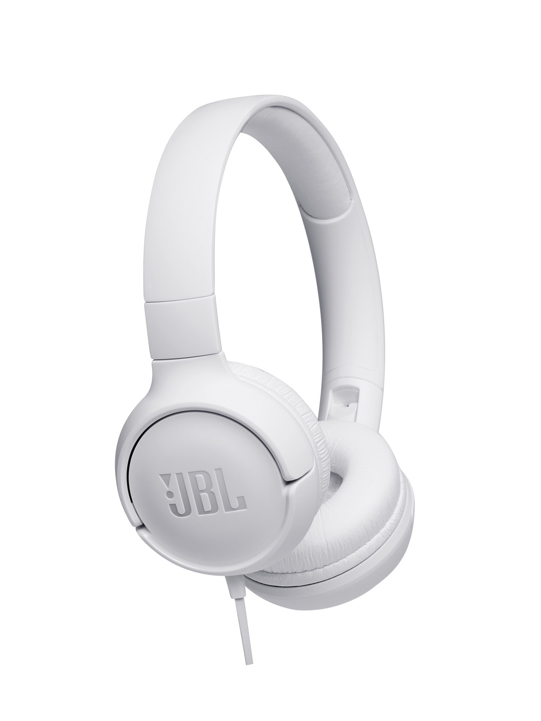 

JBL White Tune500 Powerful Bass On-Ear Headphones with Mic