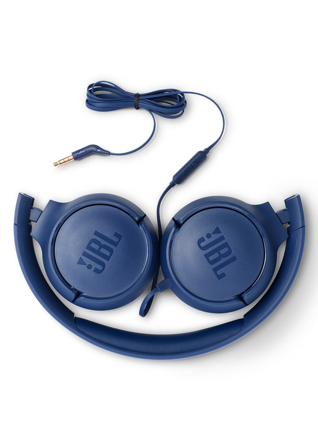 

JBL Blue T500 Powerful Bass On-Ear Headphones with Mic