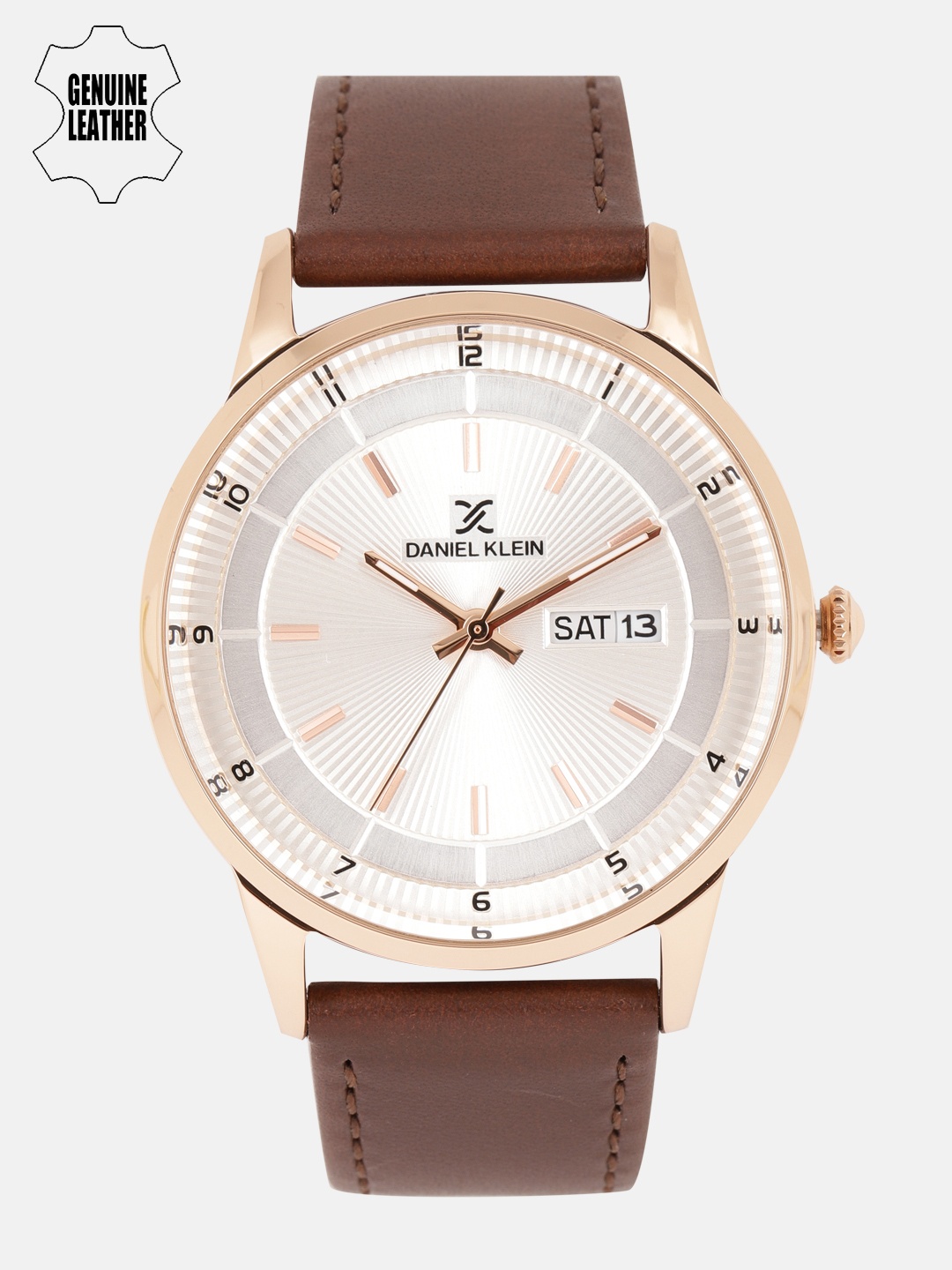 

Daniel Klein Men Silver-Toned Analogue Watch DK11835