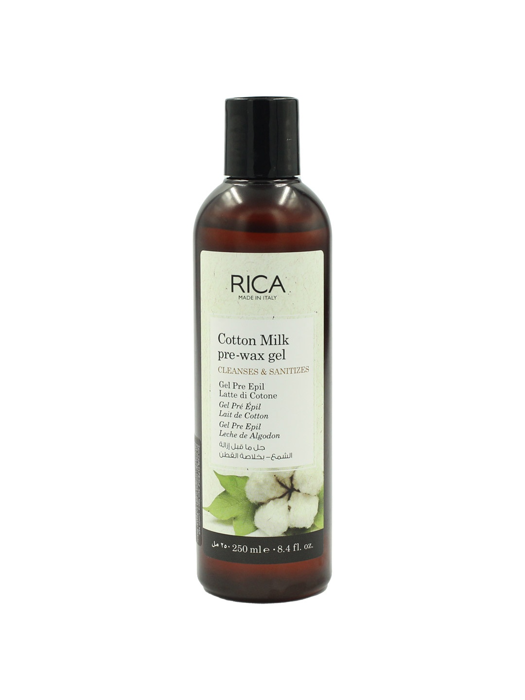 

RICA Cotton Milk Pre Wax Gel 250 ml, White