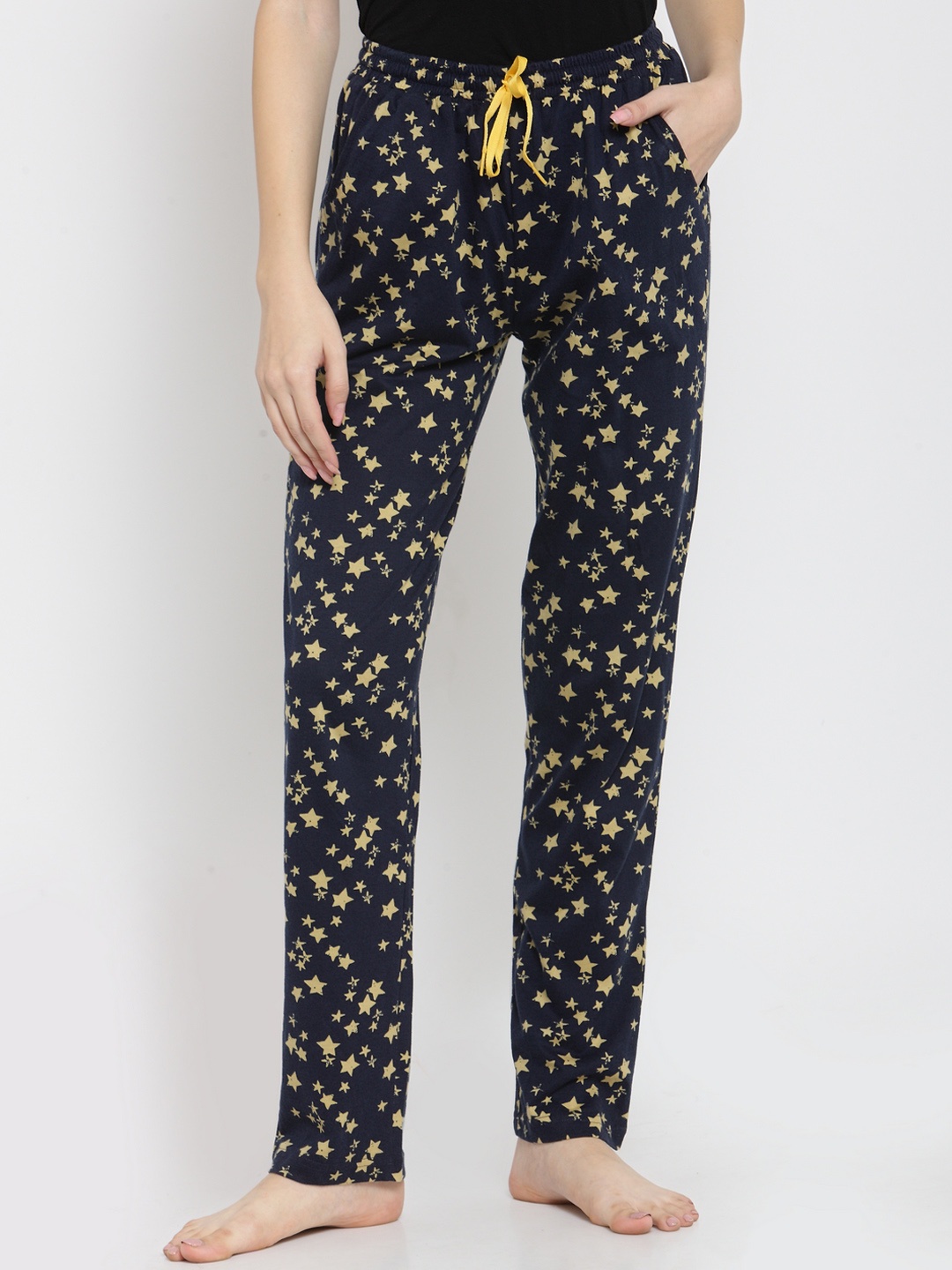

Boston Club Women Navy Blue Printed Pyjama