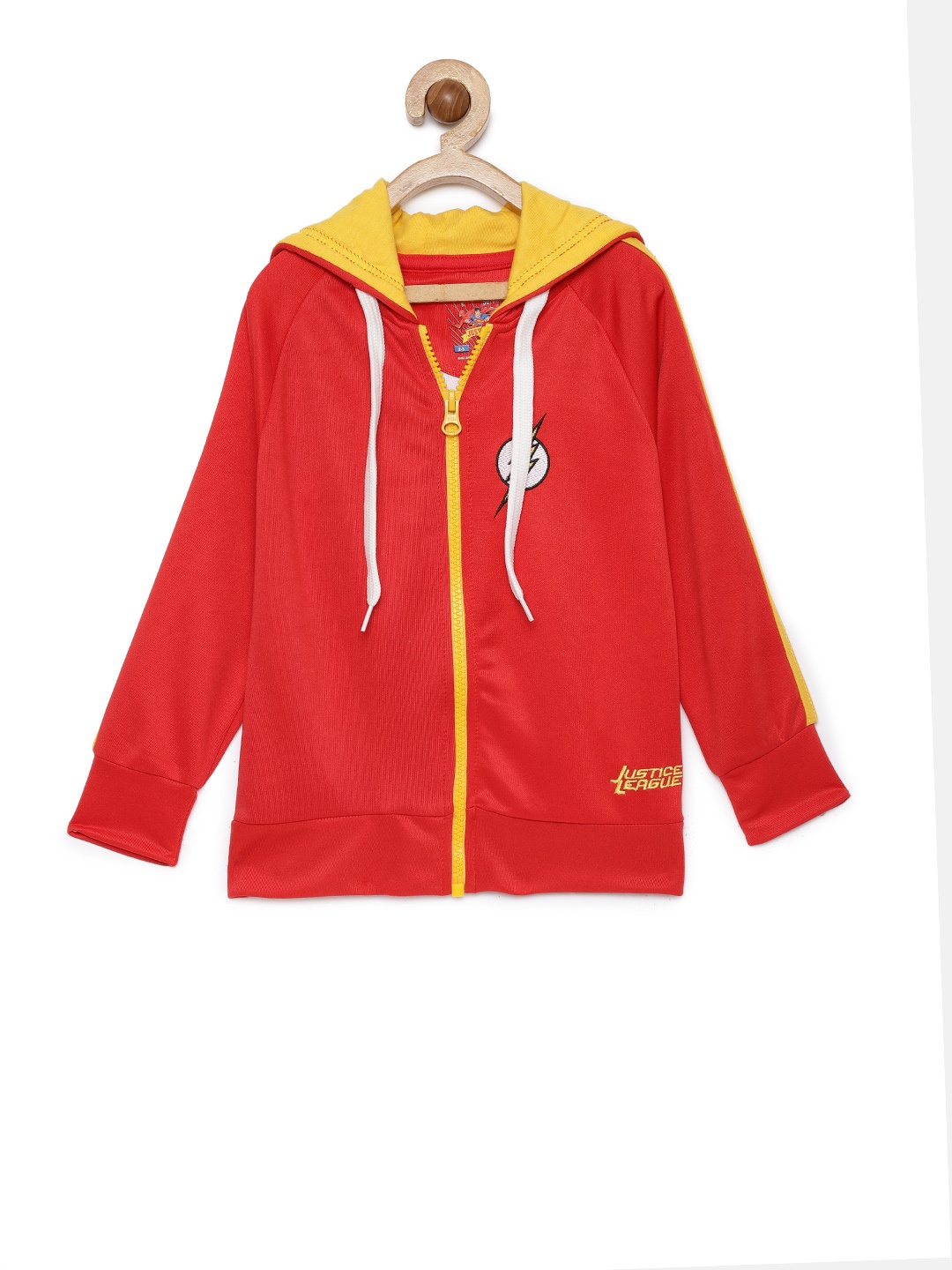 

Allen Solly Junior Boys Red Printed Hooded Sweatshirt