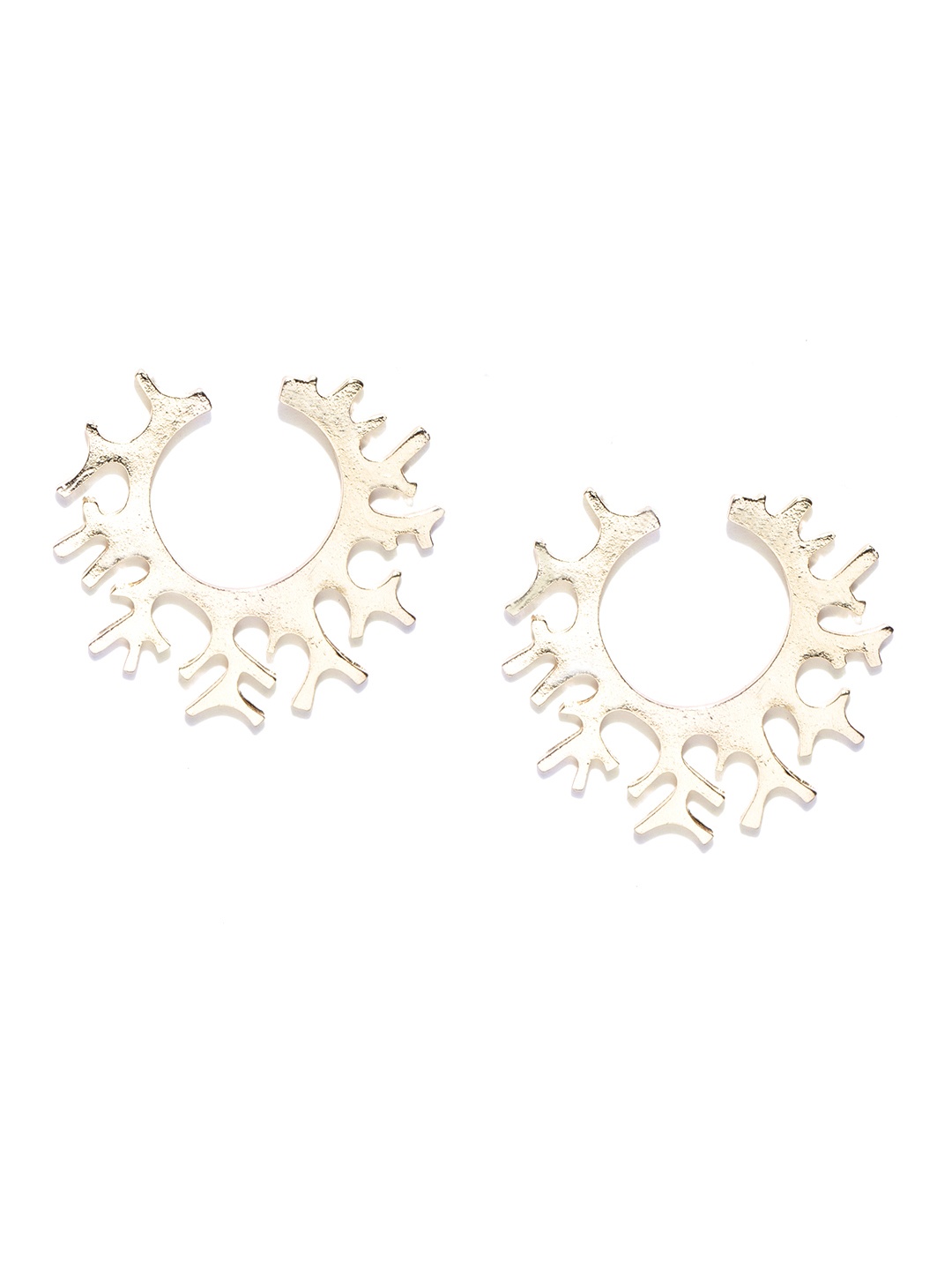 

OOMPH Gold-Plated Cut-Out Drop Earrings