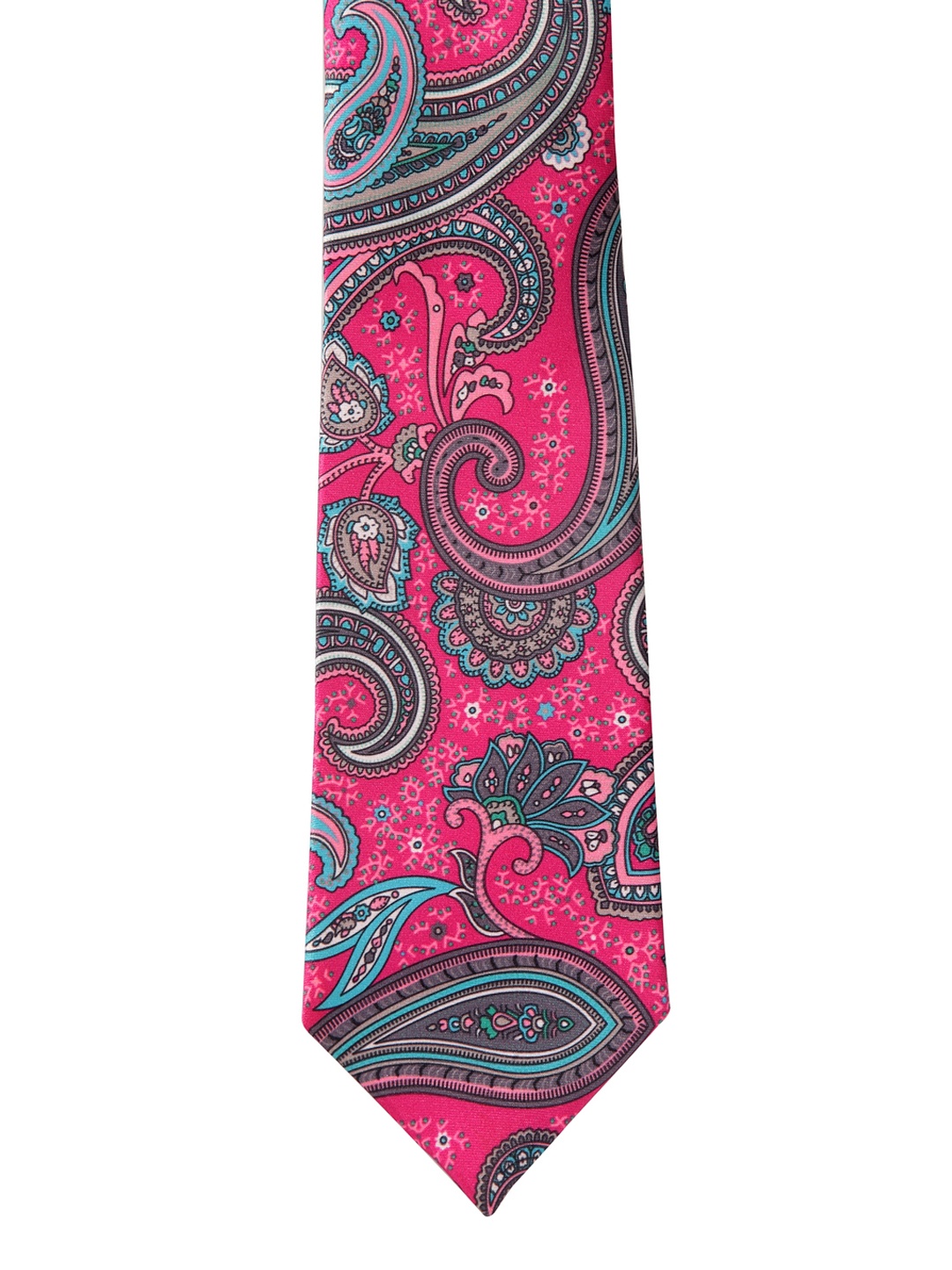

Alvaro Castagnino Men Pink & Blue Broad Tie