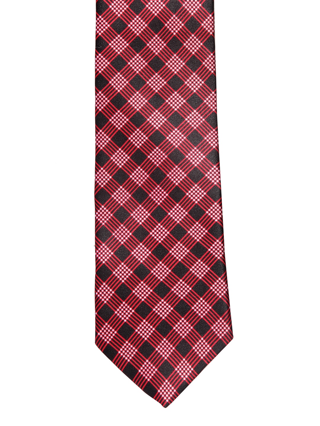 

Alvaro Castagnino Men Red & Black Broad Tie