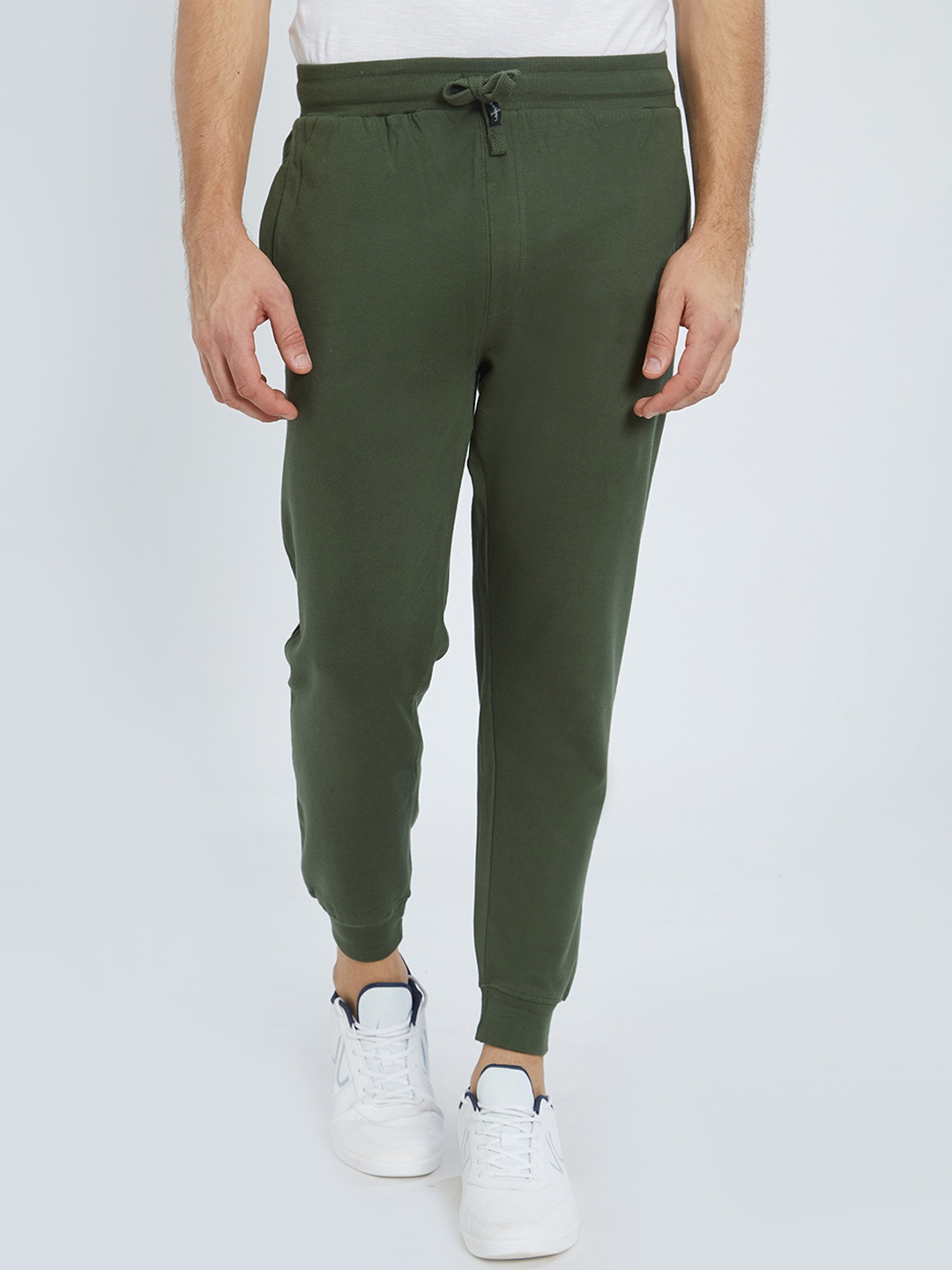 

Lawman pg3 Men Olive Green Slim Fit Joggers