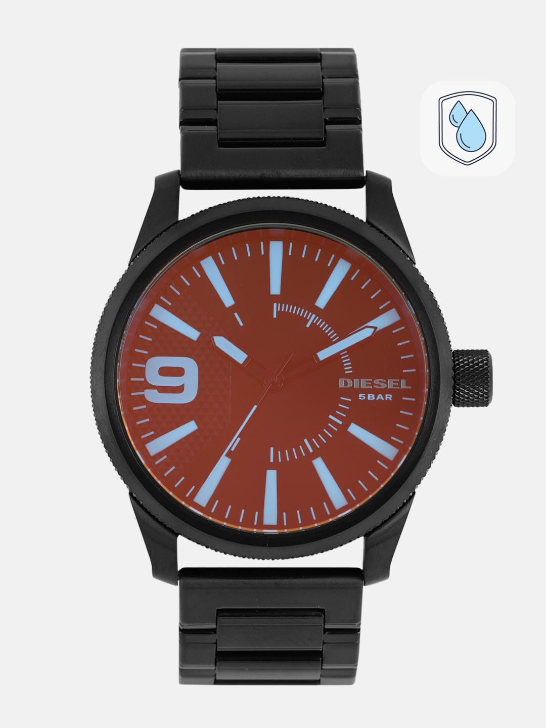 

DIESEL Men Black Mirrored Analogue Watch DZ1844I_EORS2019