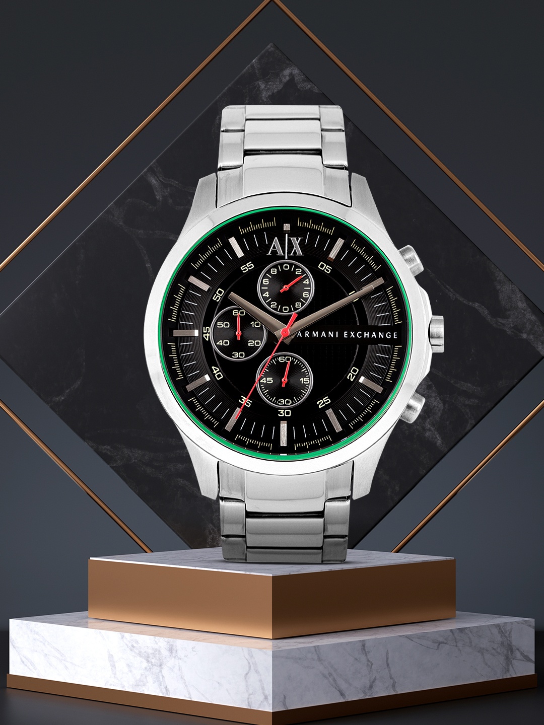 

Armani Exchange Men Black Analogue Factory Serviced Watch AX2163
