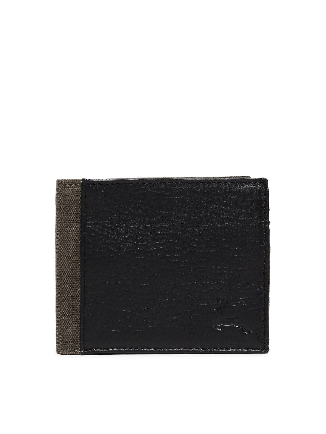 

Parx Men Black Solid Two Fold Wallet