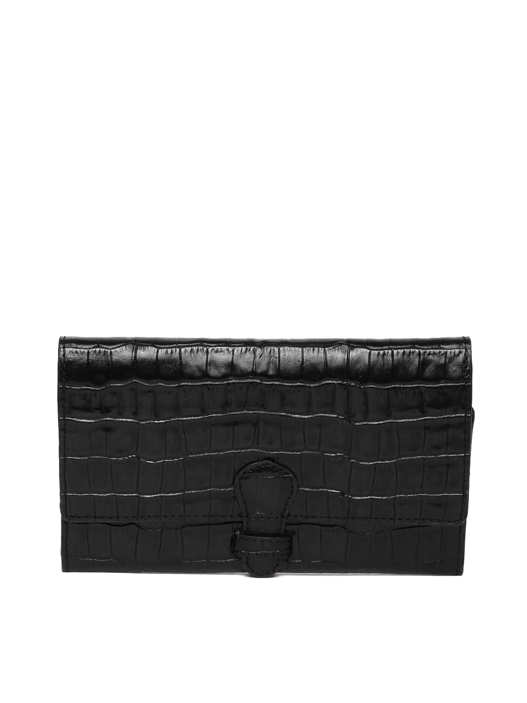 

Raymond Men Black Self Design Two Fold Wallet