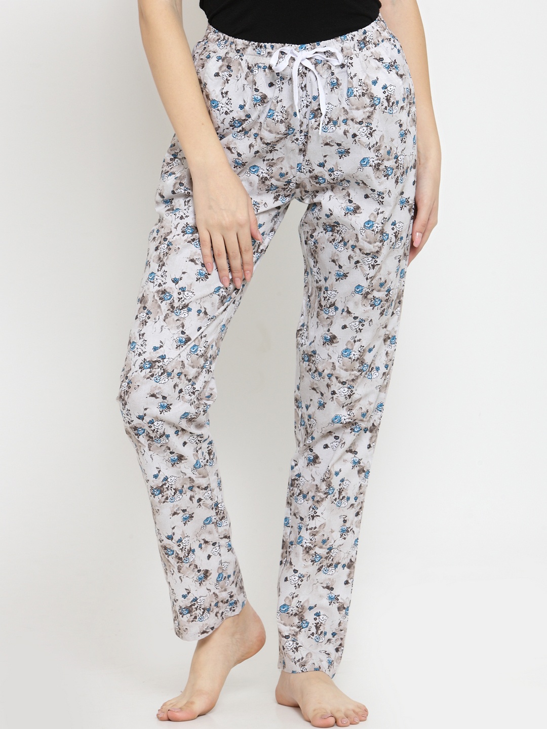 

Boston Club Women Brown & Off White Printed Pyjama