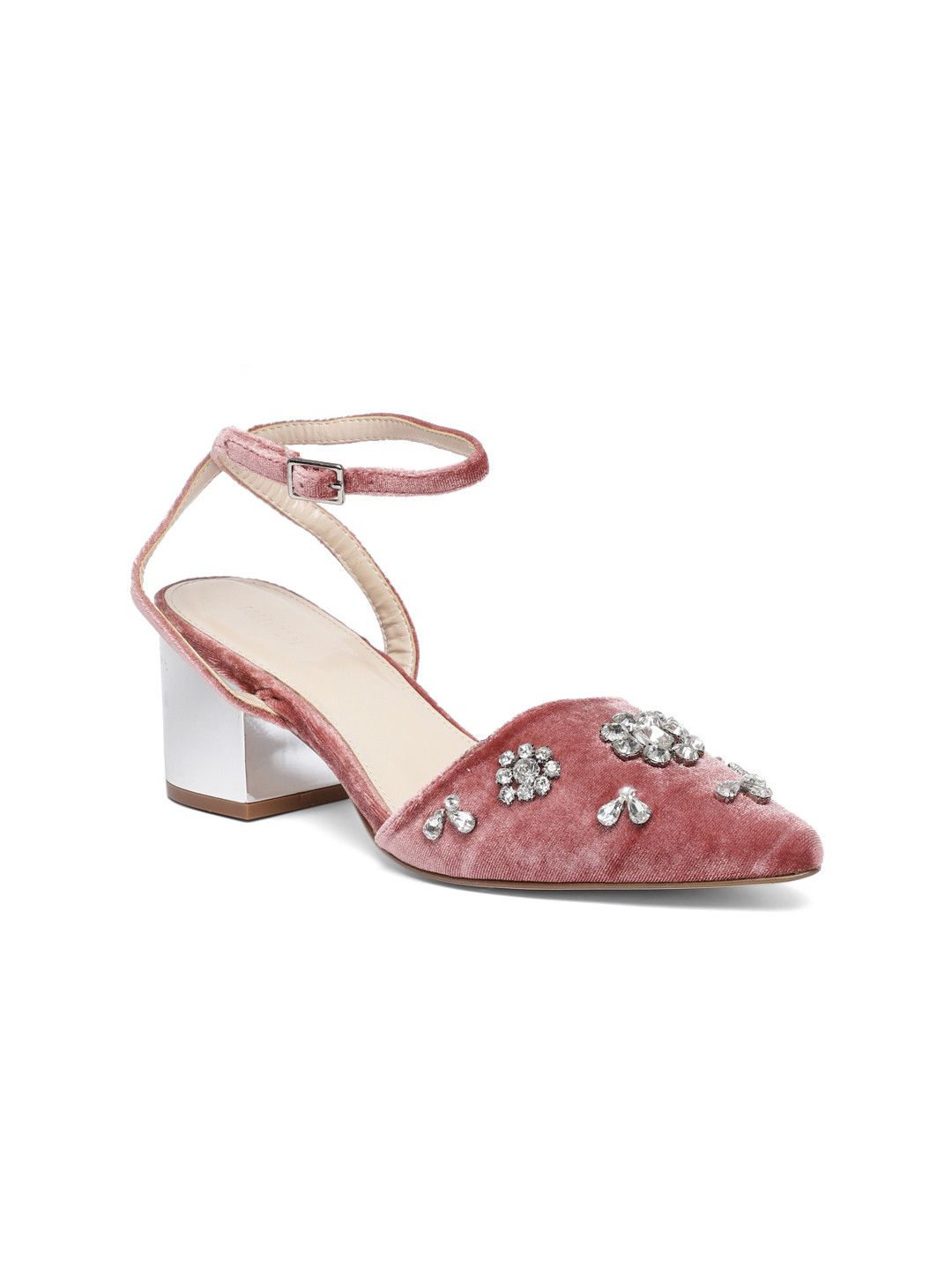 

FOREVER 21 Women Pink Solid Mules