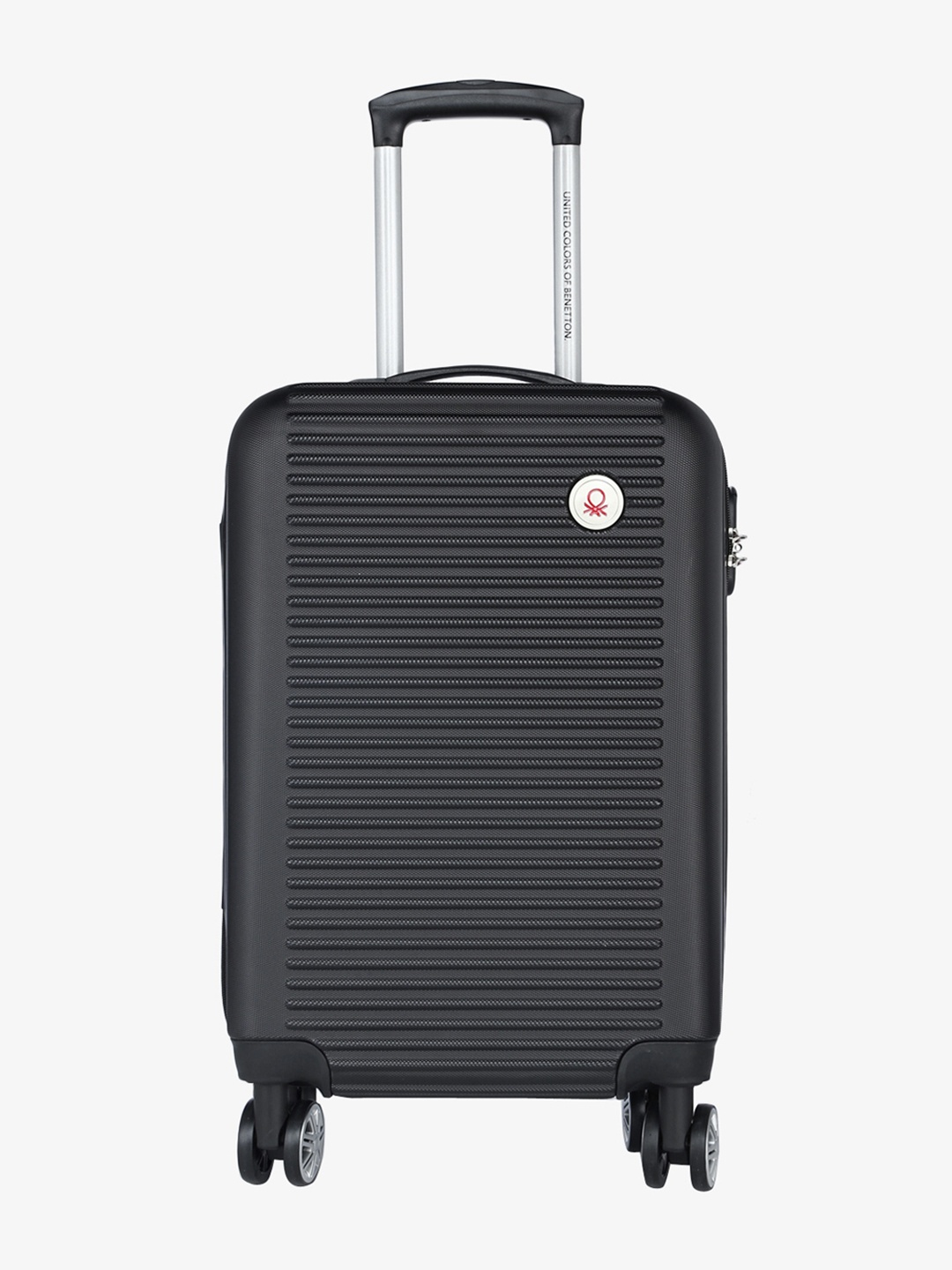 

57 Cm Black 8W Cabin Hard Luggage Strolley
