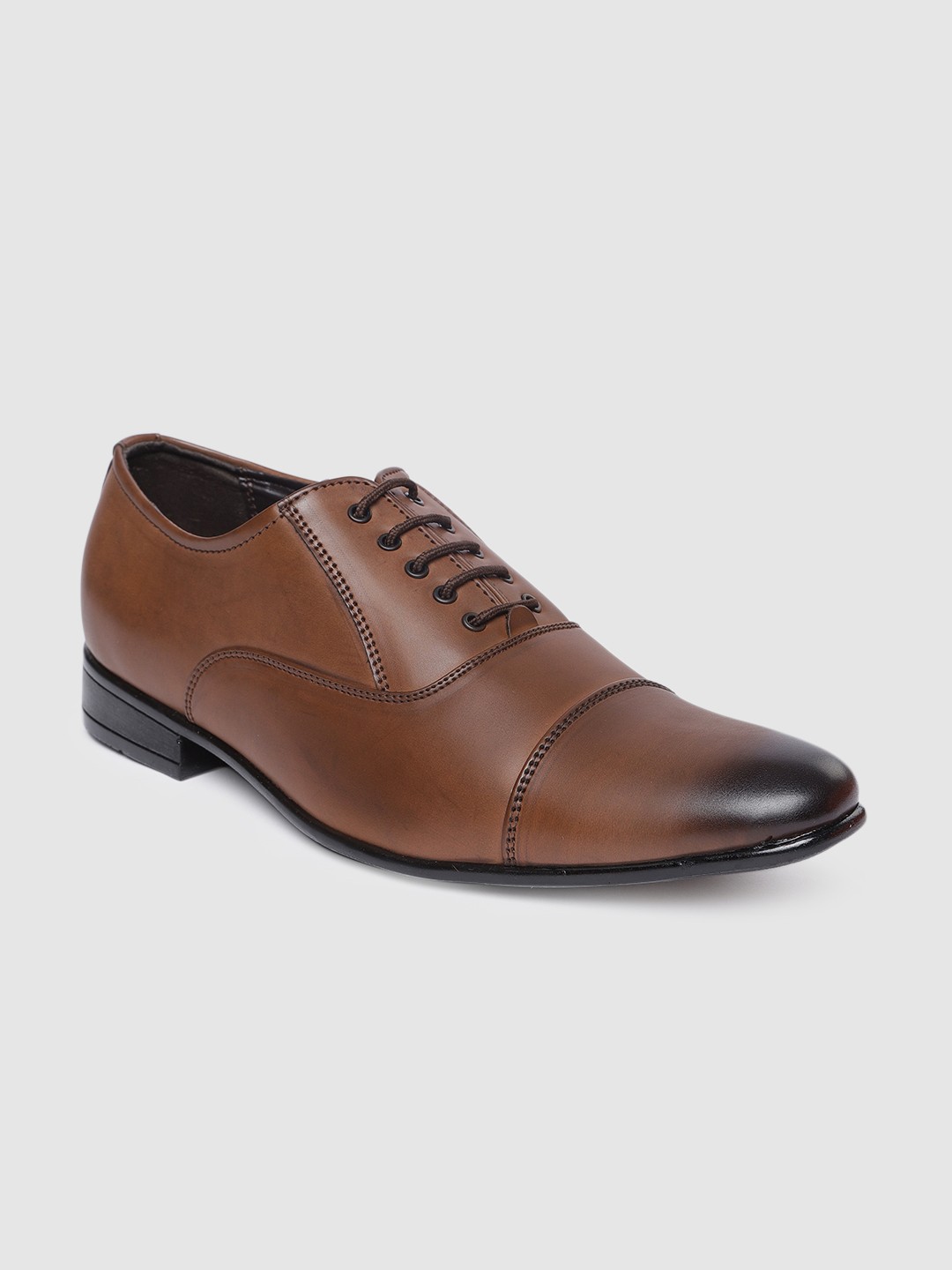 

San Frissco Men Brown Formal Oxfords