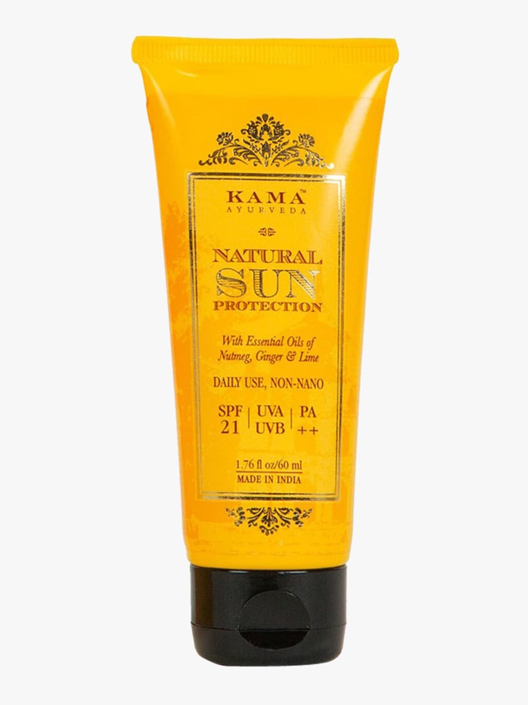 

KAMA AYURVEDA Natural SPF-21 Sun Protection Lotion 60 g, Yellow