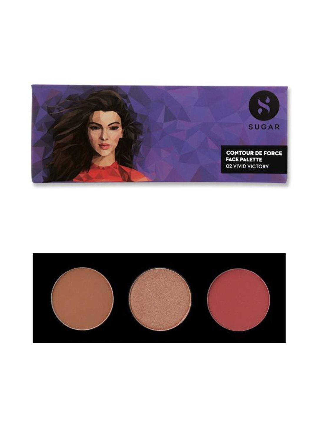

SUGAR Contour De Force Lightweight Face Palette 12 g - Vivid Victory 02, Bronze