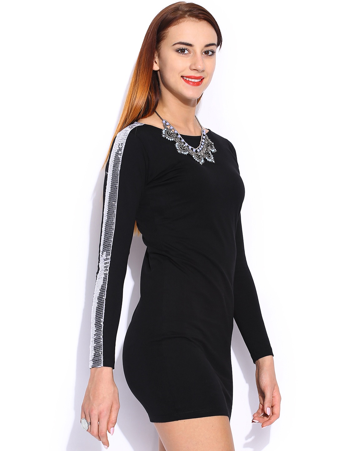 

Miss Chase Black Sheath Dress