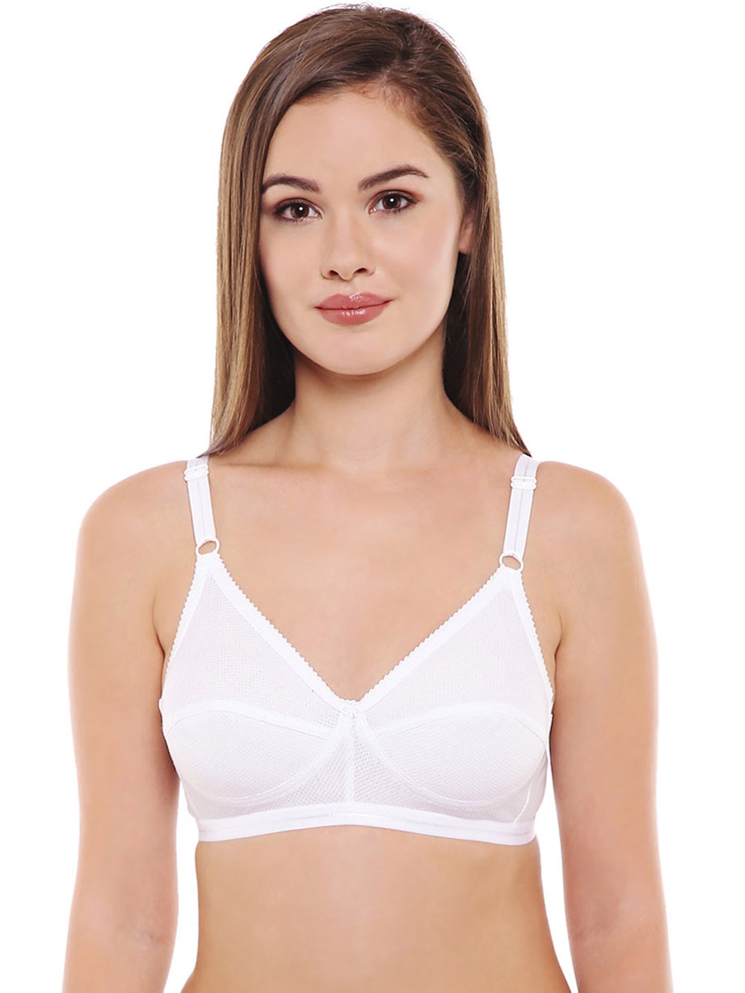 

Bodycare Women Pack of 3 White Solid Everyday Bra CD1517W