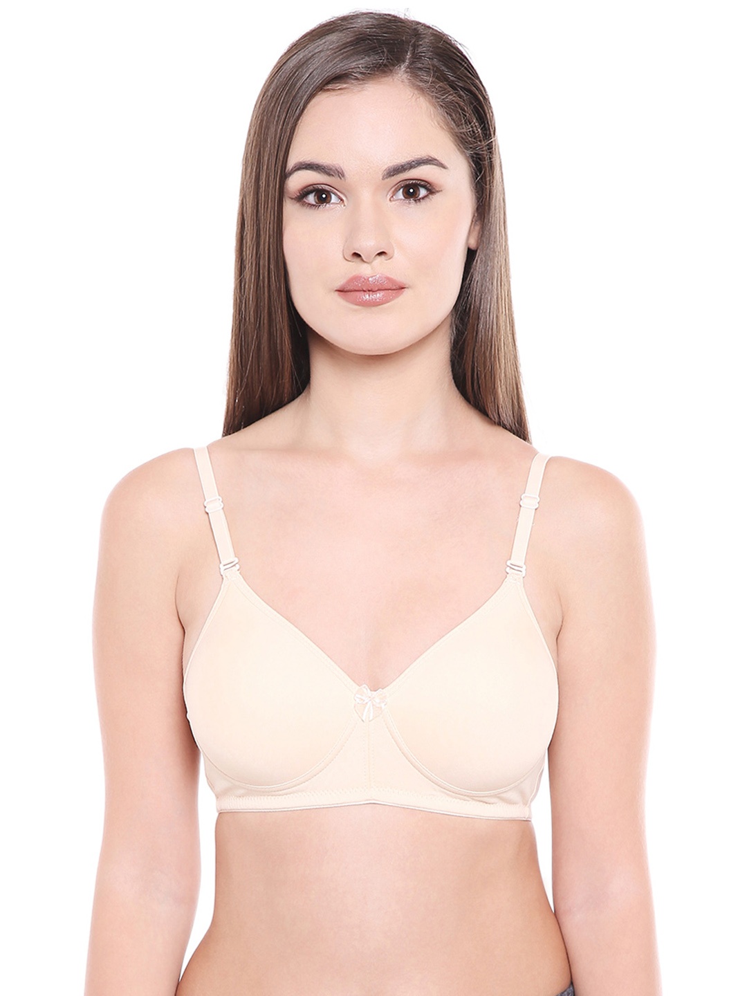 

Bodycare Women Pack of 3 Beige Solid T-shirt Bra 6588S