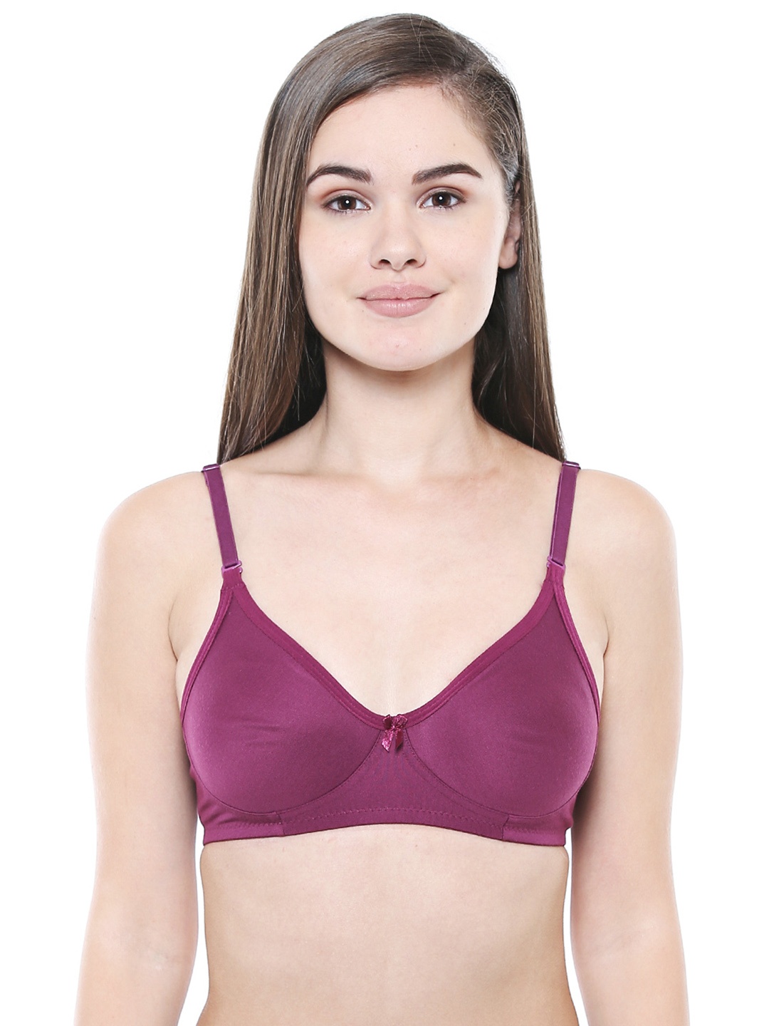 

Bodycare Women Pack of 3 Purple Solid Everyday Bra 5554WI