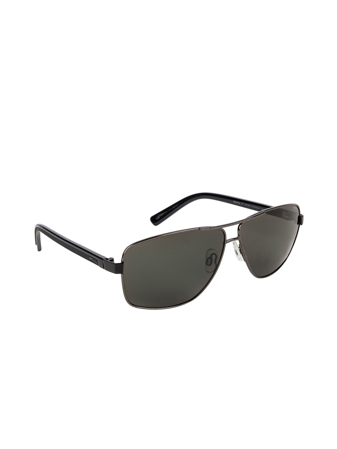 

INVU Men Rectangle Sunglasses B1510B, Green