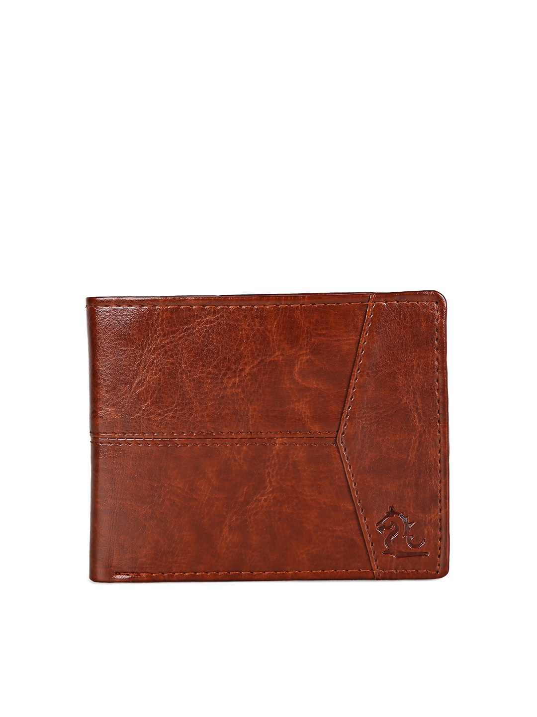 

Kara Tan Faux Leather Two Fold Wallet