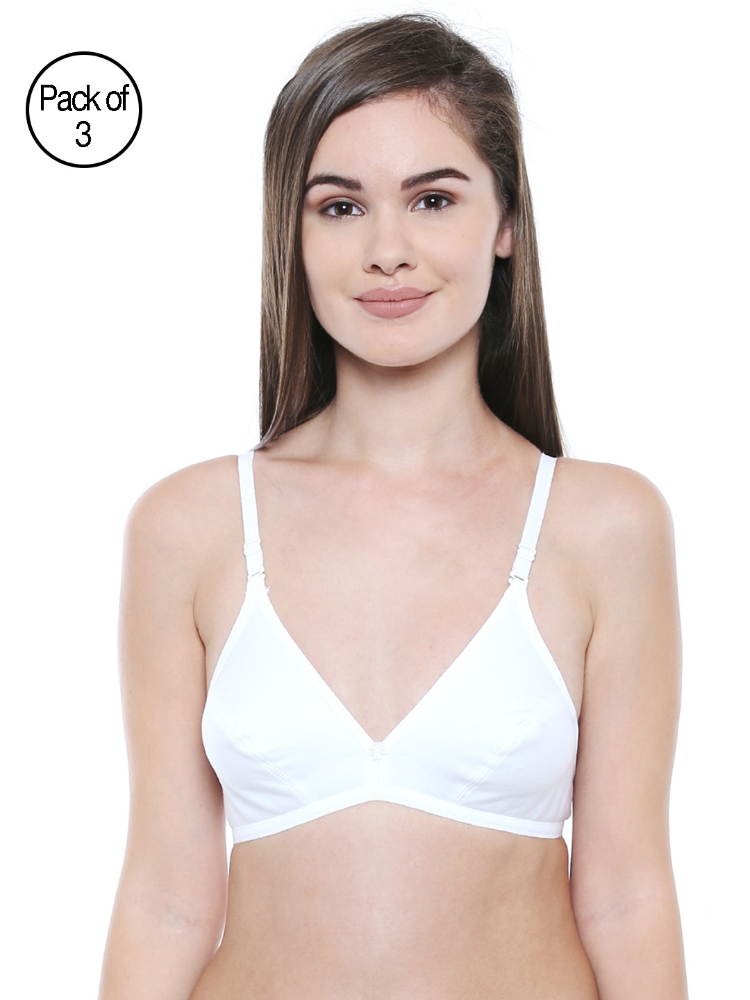 

Bodycare Women Pack of 3 Everyday Bras 5541W, White