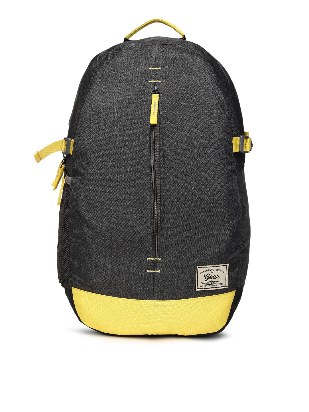 

Gear Unisex Charcoal Grey Solid Backpack