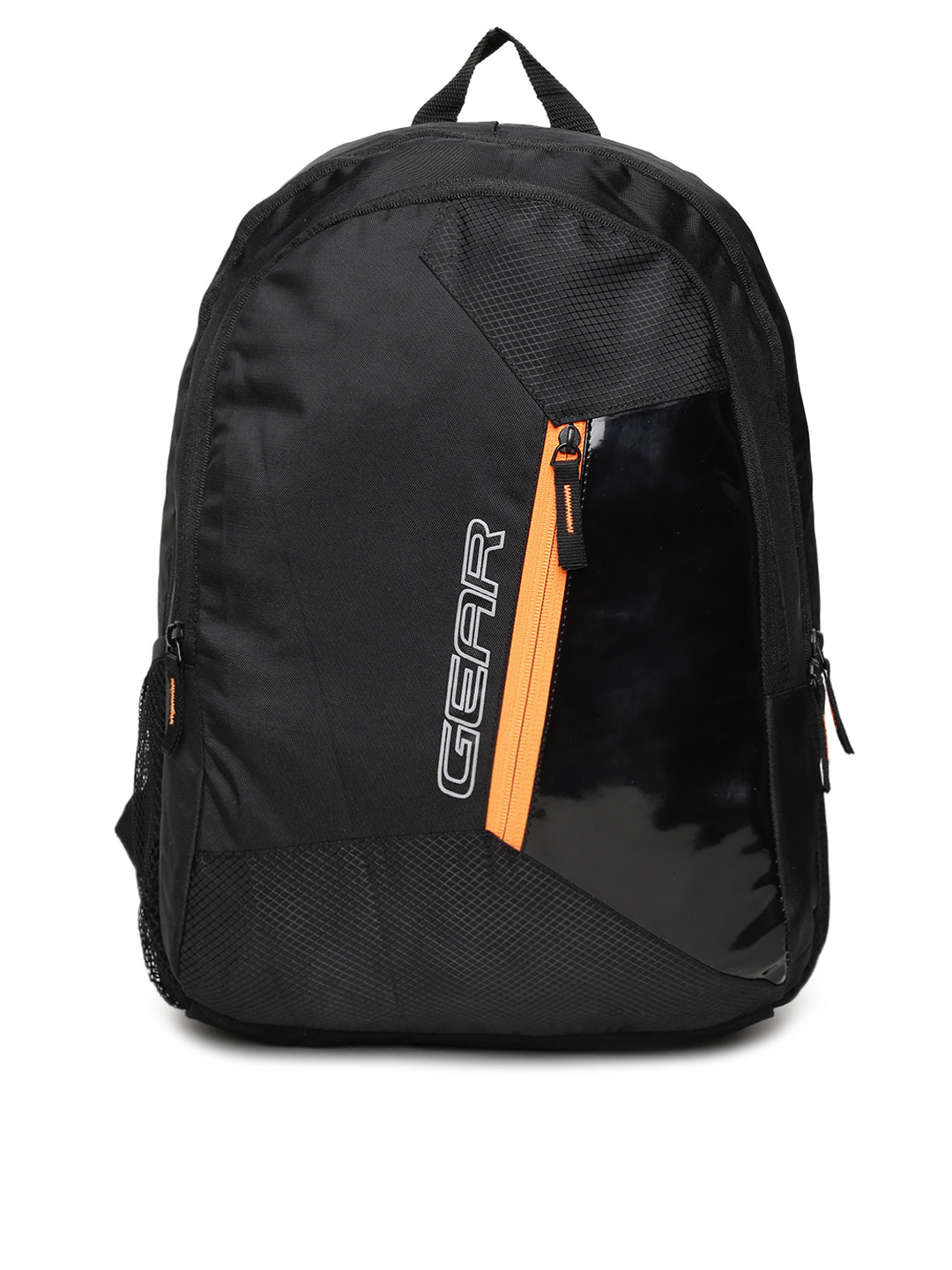 

Gear Unisex Black Solid Backpack