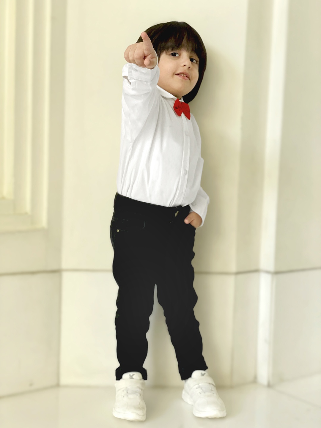 

YK Boys Black Stretchable Jeans