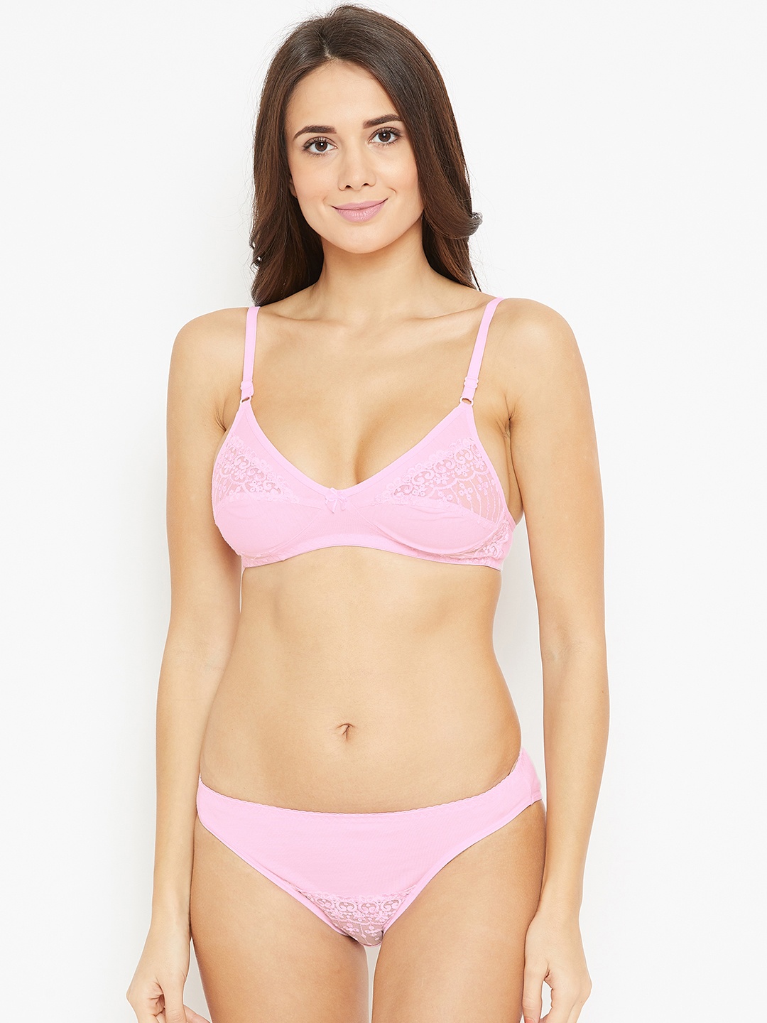 

N-Gal Pink Lace Bridal Lingerie Set NTDLS09