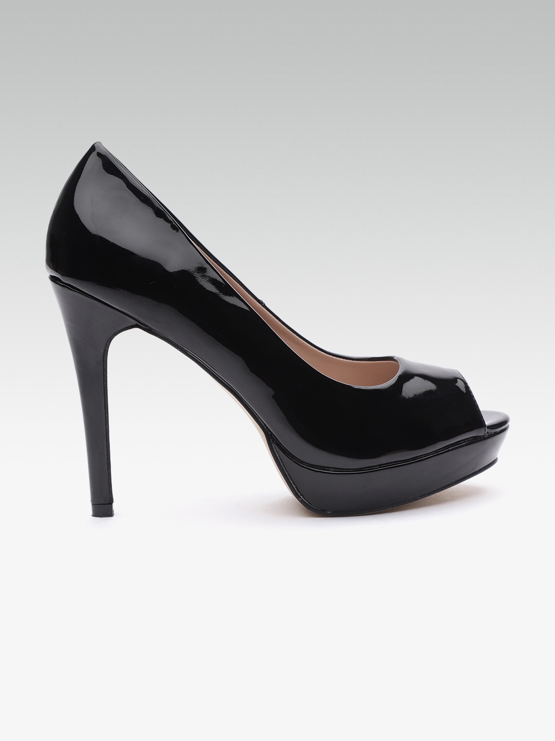 

Carlton London Women Black Solid Peep Toes