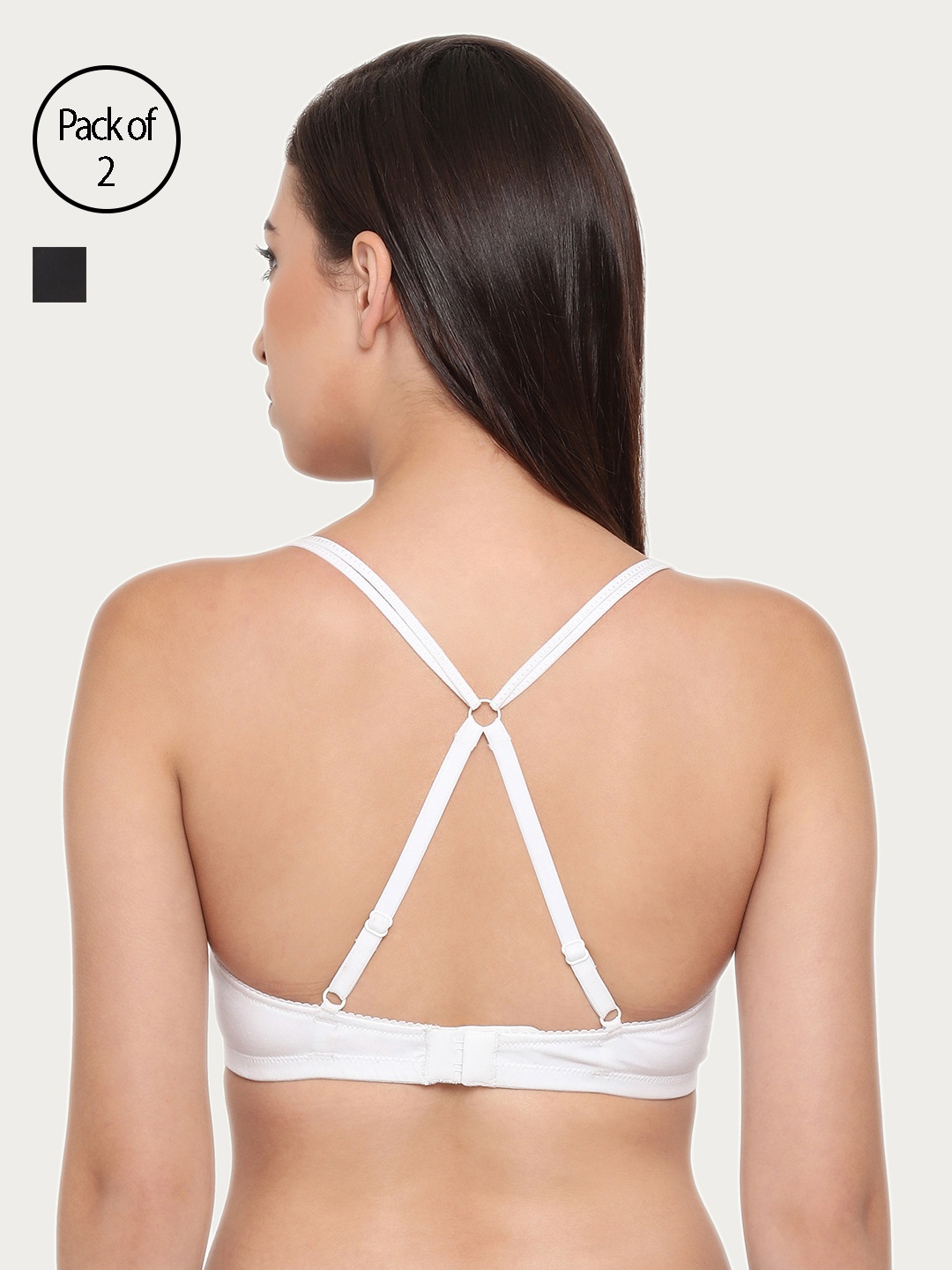 

Clovia Pack Of 2 Bra, Black