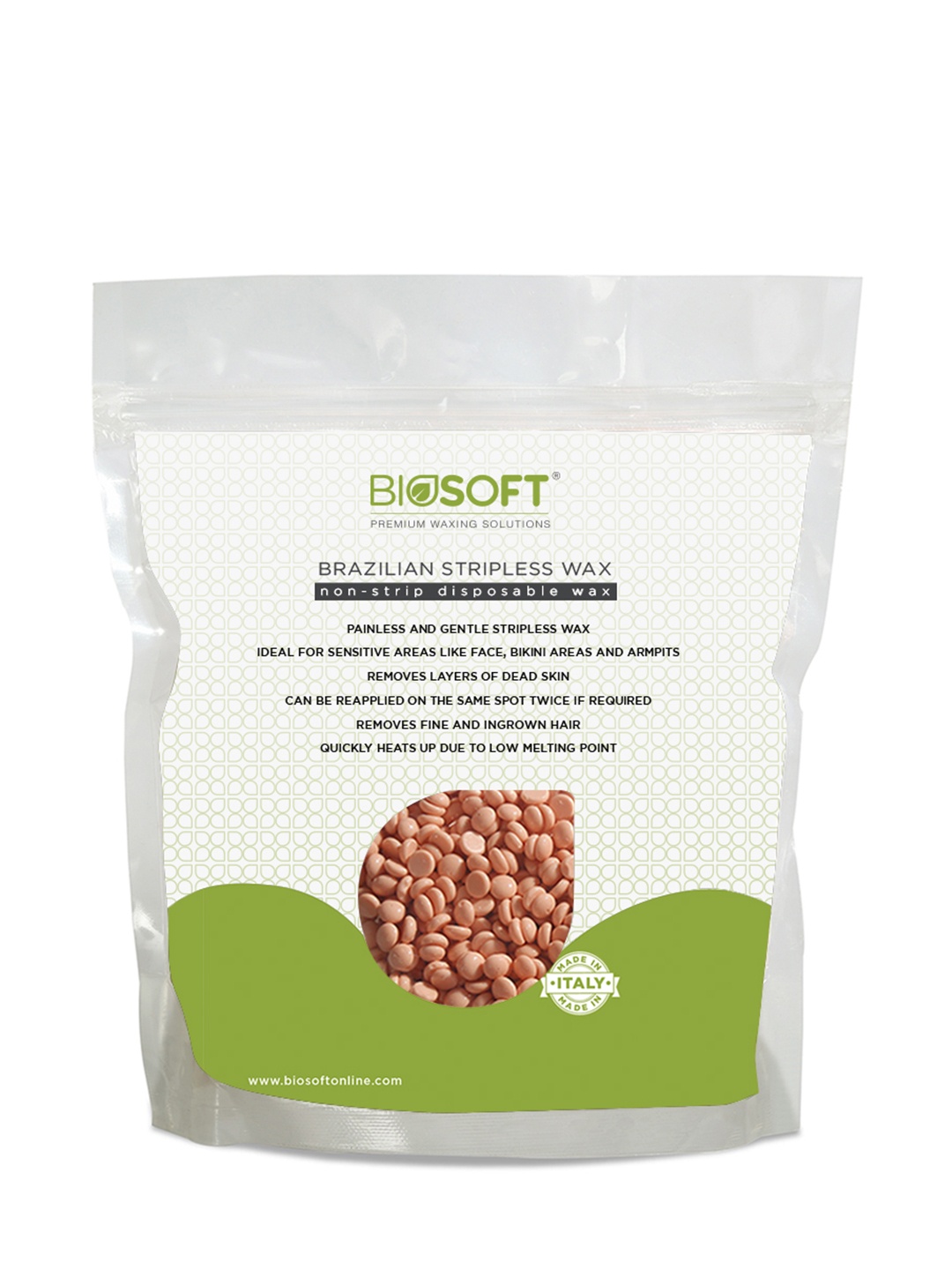 

Biosoft Women Rose Stripless Waxes 500 g, Pink