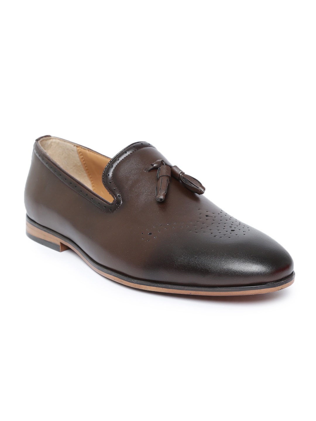 

San Frissco Men Coffee Brown Semiformal Slip-Ons