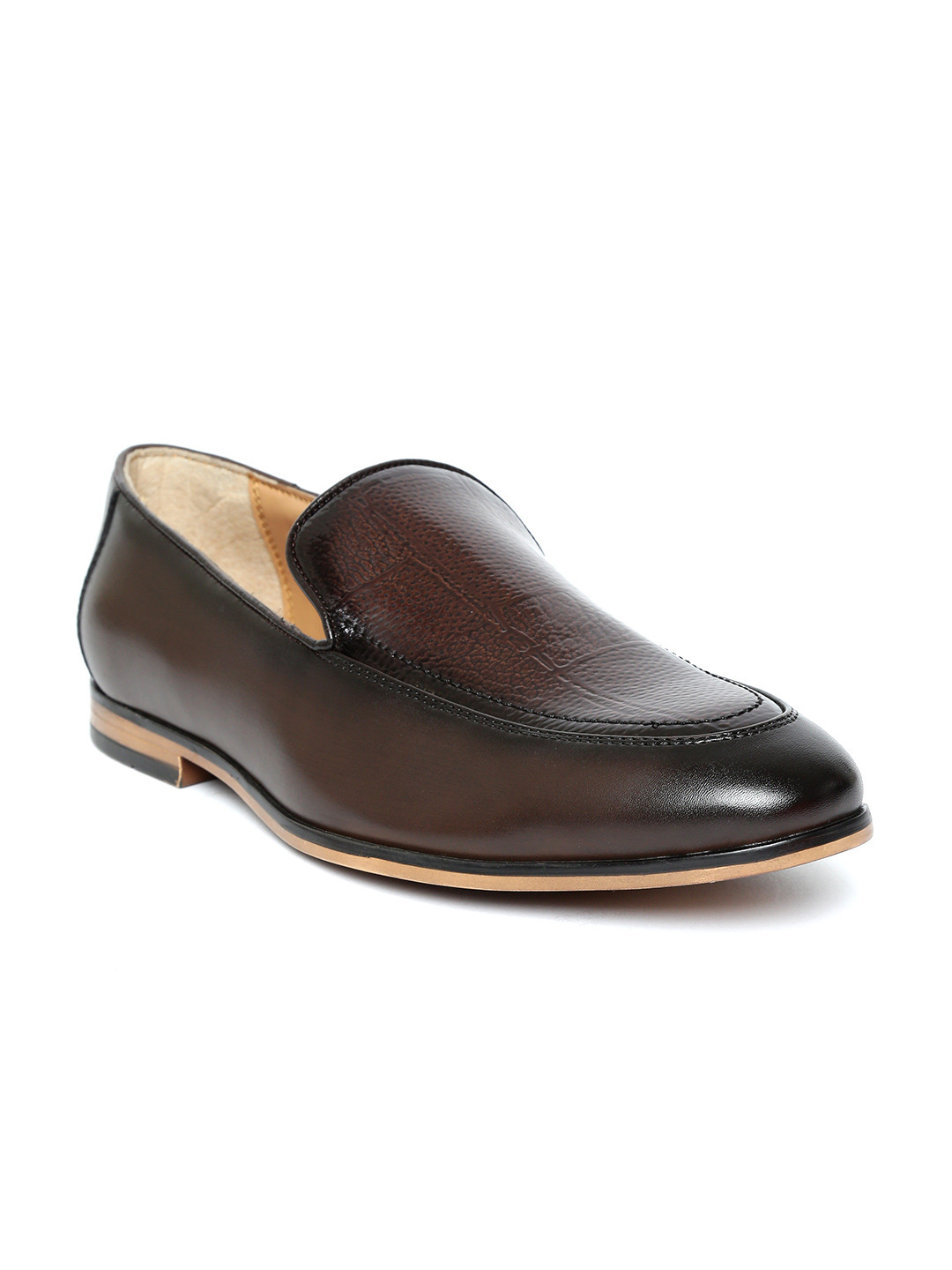

San Frissco Men Brown Formal Slip-Ons