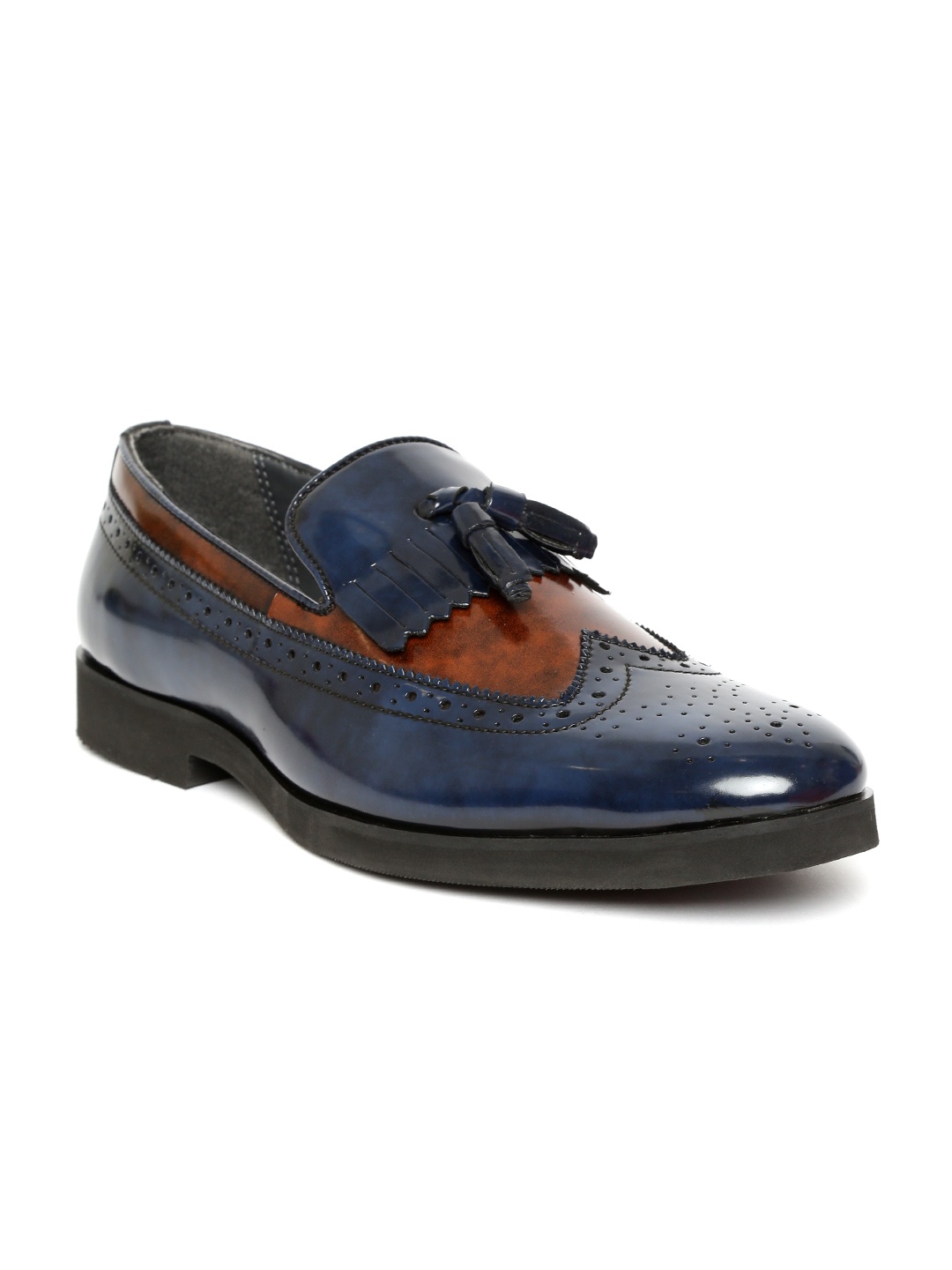 

San Frissco Men Navy Semiformal Slip-Ons, Navy blue