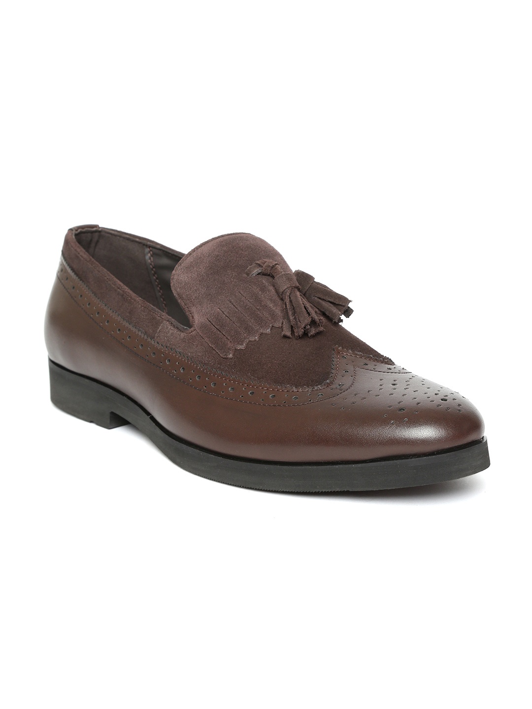

San Frissco Men Coffee Brown Semiformal Slip-Ons