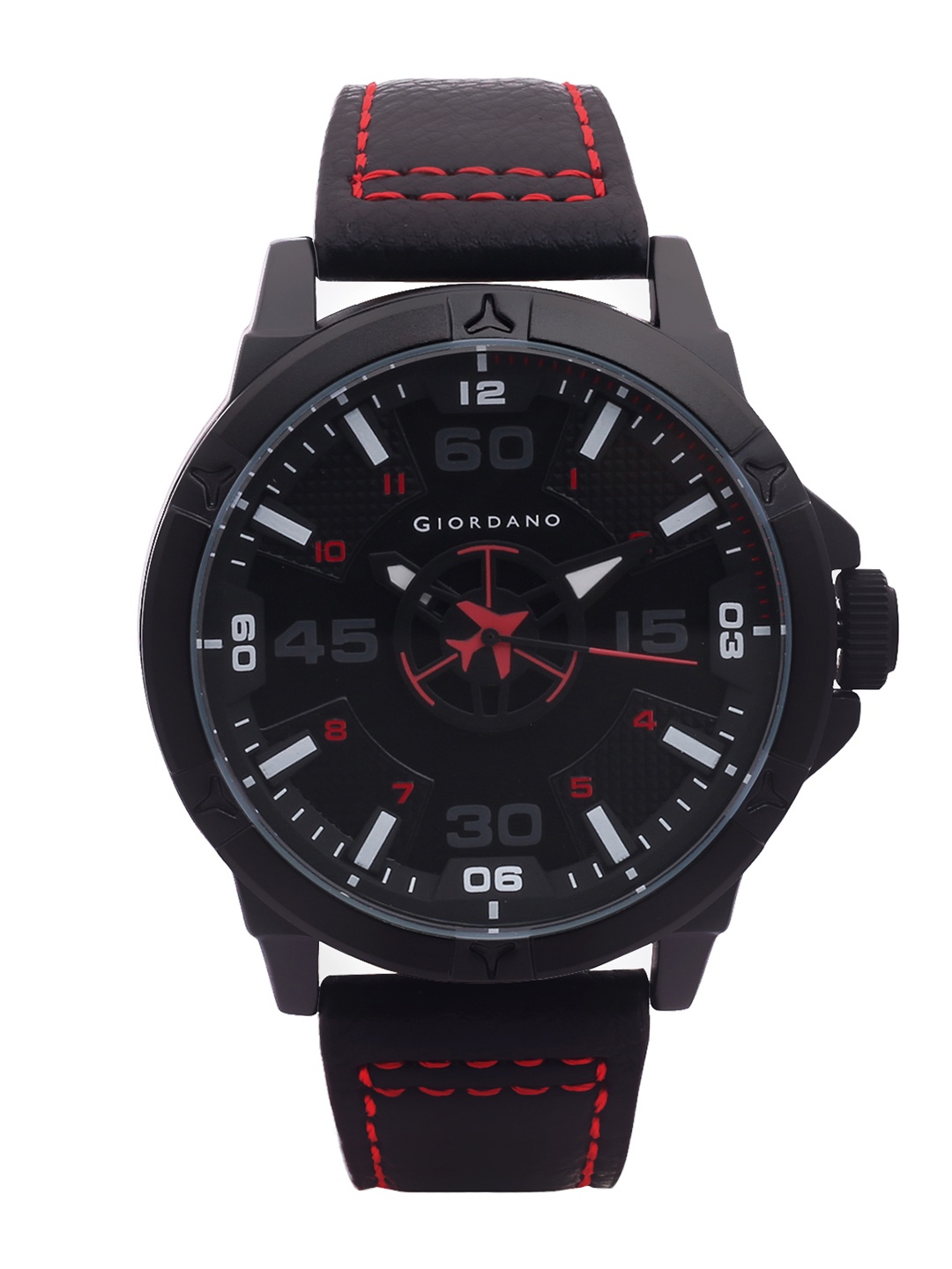 

GIORDANO Men Black Analogue Watch C1160