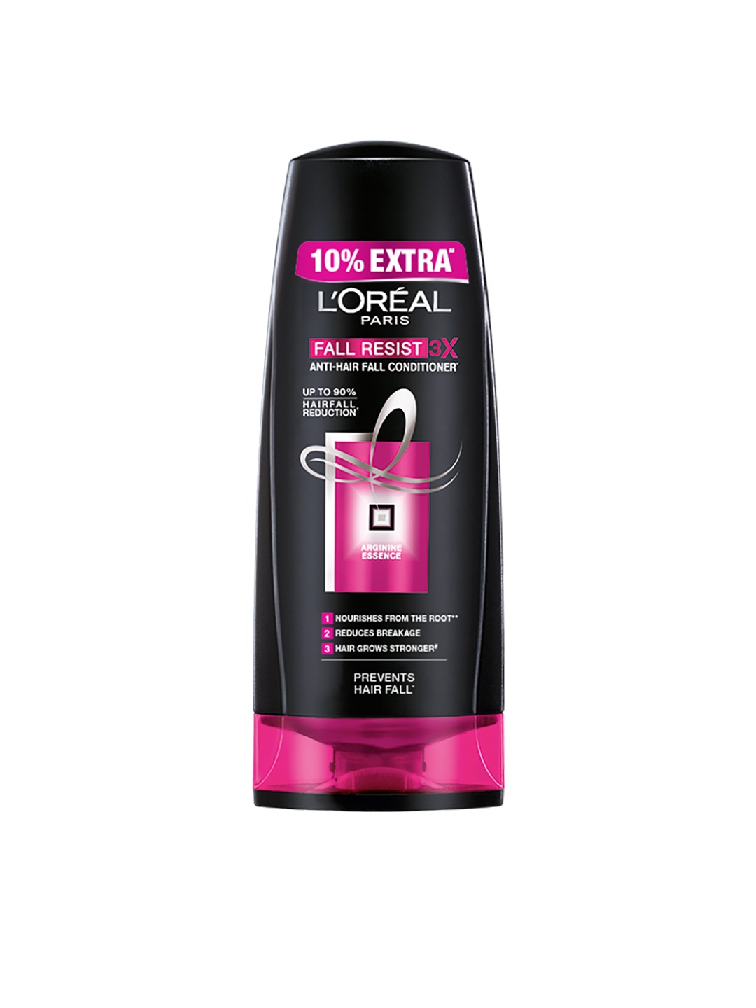 

LOreal Unisex Fall Resist 3X Anti-Hairfall Conditioner 71.5 ml, Black